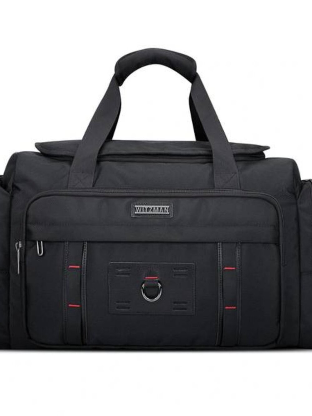 NEW WITZMAN Travel Duffel Bag for Men Nylon Carry On Weekender Bag B719- Black